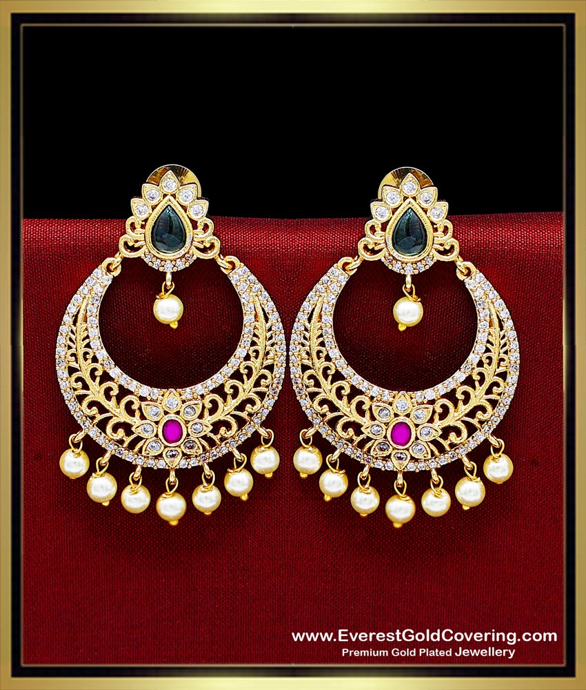 Chand Bali Stone Earrings