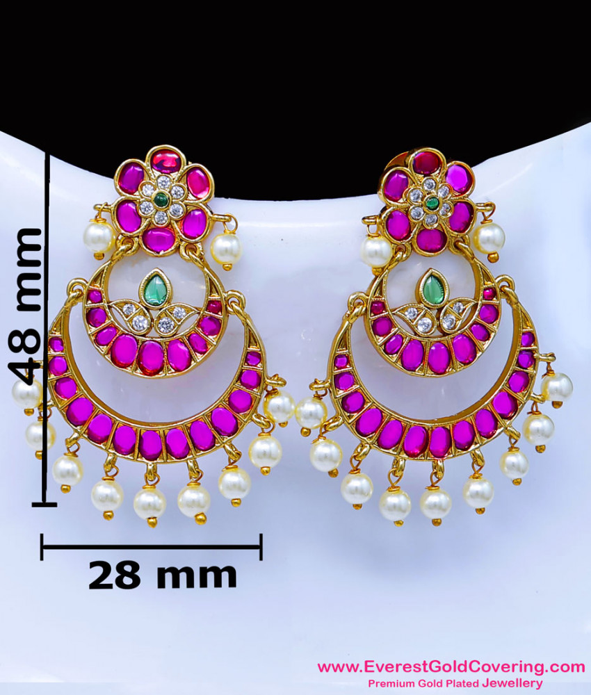 ruby kemp stone earrings