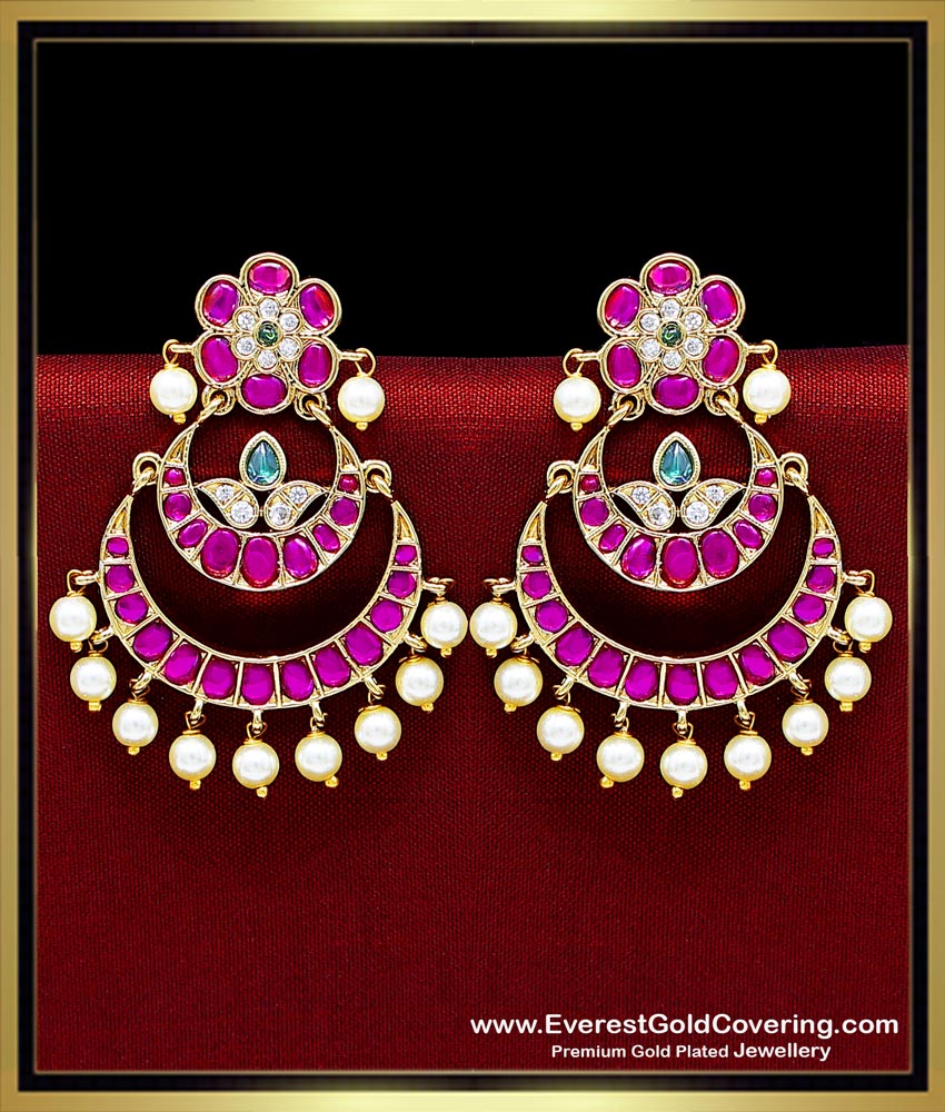 ruby kemp stone earrings