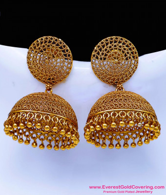 ERG2650 - Latest Bridal Antique Earrings Jhumka Design for Women