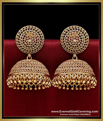 ERG2650 - Latest Bridal Antique Earrings Jhumka Design for Women