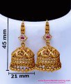 hanging jhumka earrings