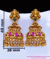 heavy big antique jhumkas