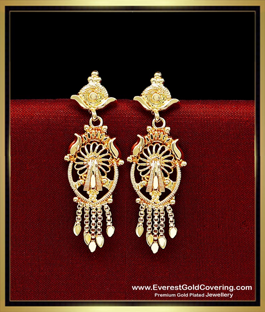 Buy Gold Plated Daily Wear Earrings Online at Best Price 1 gram gold earrings new design