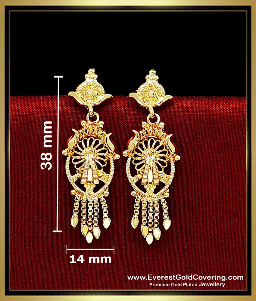 Buy Gold Plated Daily Wear Earrings Online at Best Price 1 gram gold earrings new design