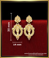 Traditional 1 Gram Gold Earrings New Design for Women gold earrings designs for daily use