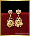 New Daily Wear Dangle Earrings Gold Forming Jewellery Gram gold forming jewellery online