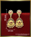 New Daily Wear Dangle Earrings Gold Forming Jewellery Gram gold forming jewellery online
