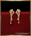 New Daily Use Earrings 22k Gold Forming Jewellery Online 1 gram gold forming jewellery
