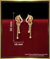 New Daily Use Earrings 22k Gold Forming Jewellery Online 1 gram gold forming jewellery