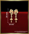 Modern Earrings Gold Design Simple Daily Wear Jewellery light weight gold earrings designs