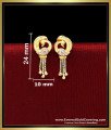 New Model Peacock Model Gold Earrings for Daily Wear new model stylish daily wear gold earrings with price