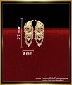 1 gram gold earrings new design with price