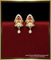 Royal Touch Light Weight Cute Small Gold Earrings Designs Simple Gold Plated Daily Wear Earrings