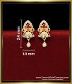 Royal Touch Light Weight Cute Small Gold Earrings Designs Simple Gold Plated Daily Wear Earrings