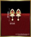 Gold Plated Daily Wear Cubic Zirconia Stone Earrings zircon earrings studs