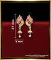 New Model Ruby Cubic Zirconia Earrings Studs Online cubic zirconia earrings india