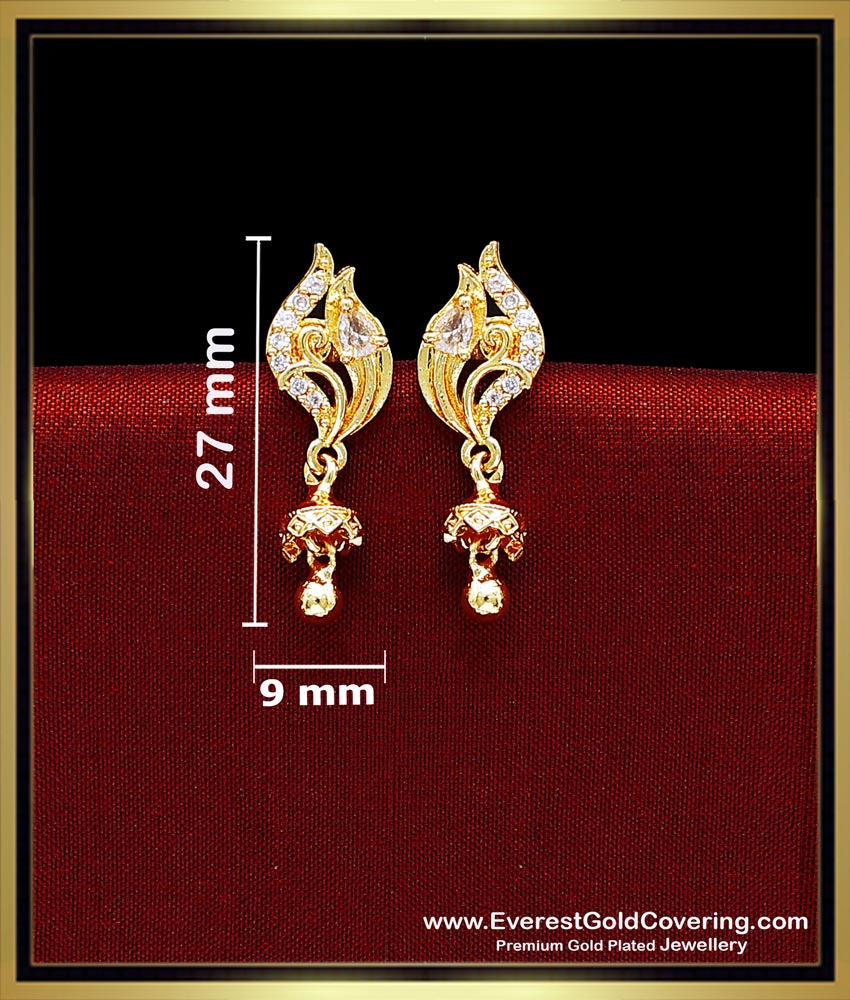 Elegant Light Weight Cute Small Gold Earrings Designs cute small gold earrings designs