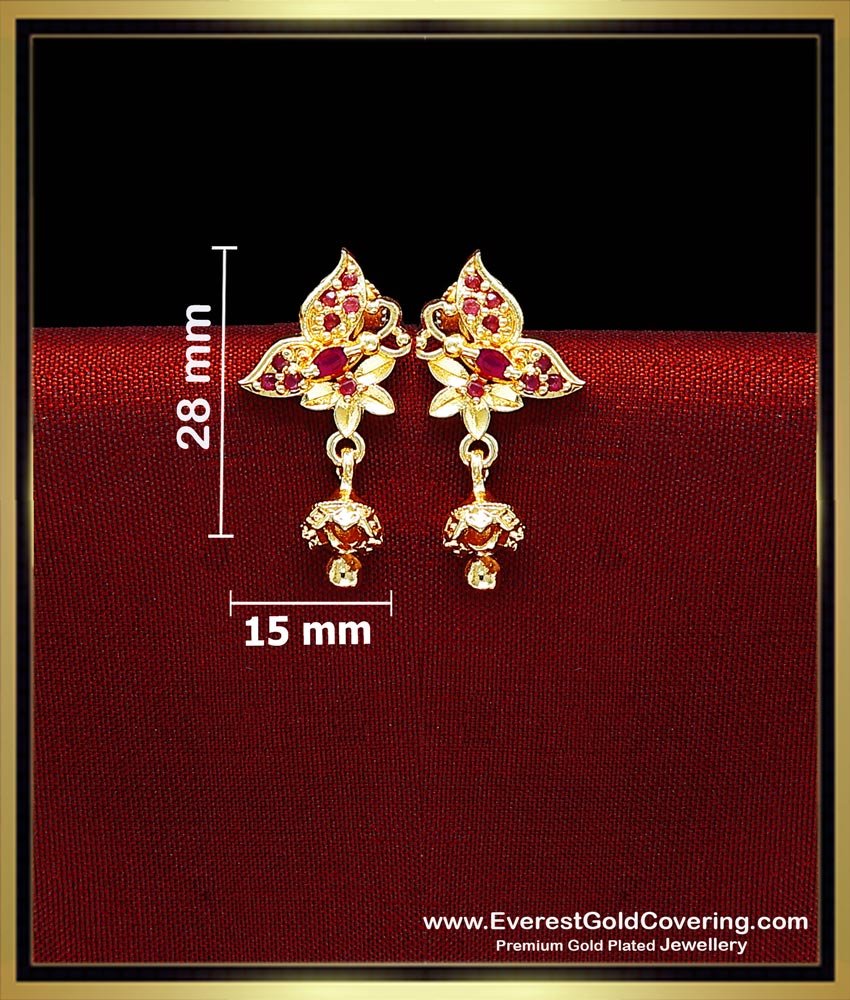 gold plated earrings for women