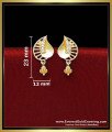 1 Gram Gold Plated Sparkling Stones Ear Tops for Girls daily use ear tops for girls gold