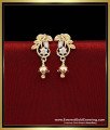 Imitation Jewellery Daily Wear Trendy Gold Earrings Designs white stone earrings for women
