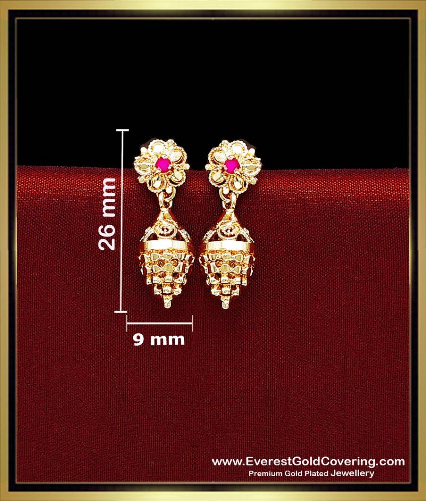 New Model Grape Design Daily Wear Small Jhumka Earrings small jhumka earrings for daily use