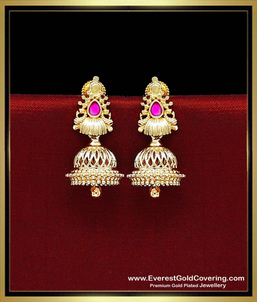 bridal gold jhumka design