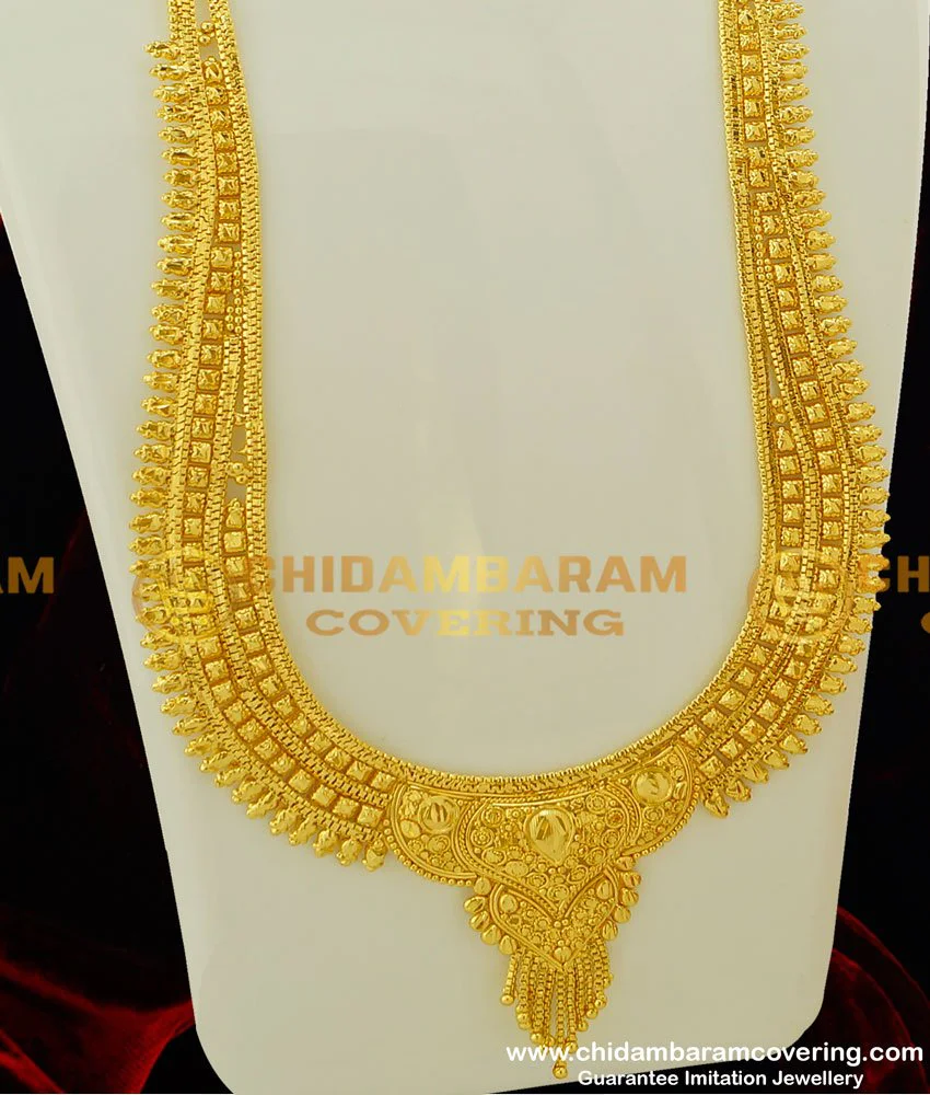 Buy Latest Gold Haram Design Bridal Long Haram for Wedding