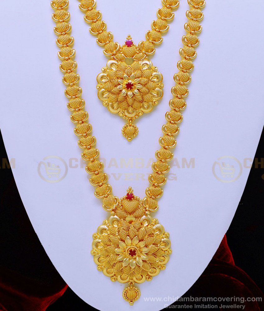 beidal jewellery, south indian jewellery,kerala jewellery, micro gold jewellery, micron plated jewellery, haram combo set, one gram gold jewellery,
