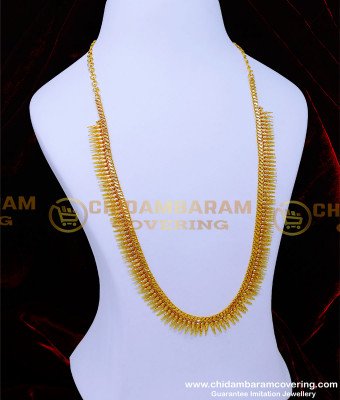 HRM924 - Kerala Pattern Long Haram Design Mullamuttu Mala Online