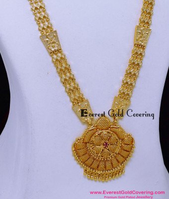 HRM1179 - Traditional Simple Gold Covering Haram Online Shopping