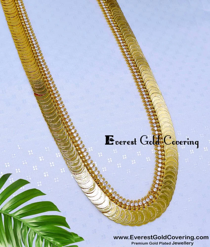 Buy Traditional Lakshmi Kasu Mala Gold Design for Wedding