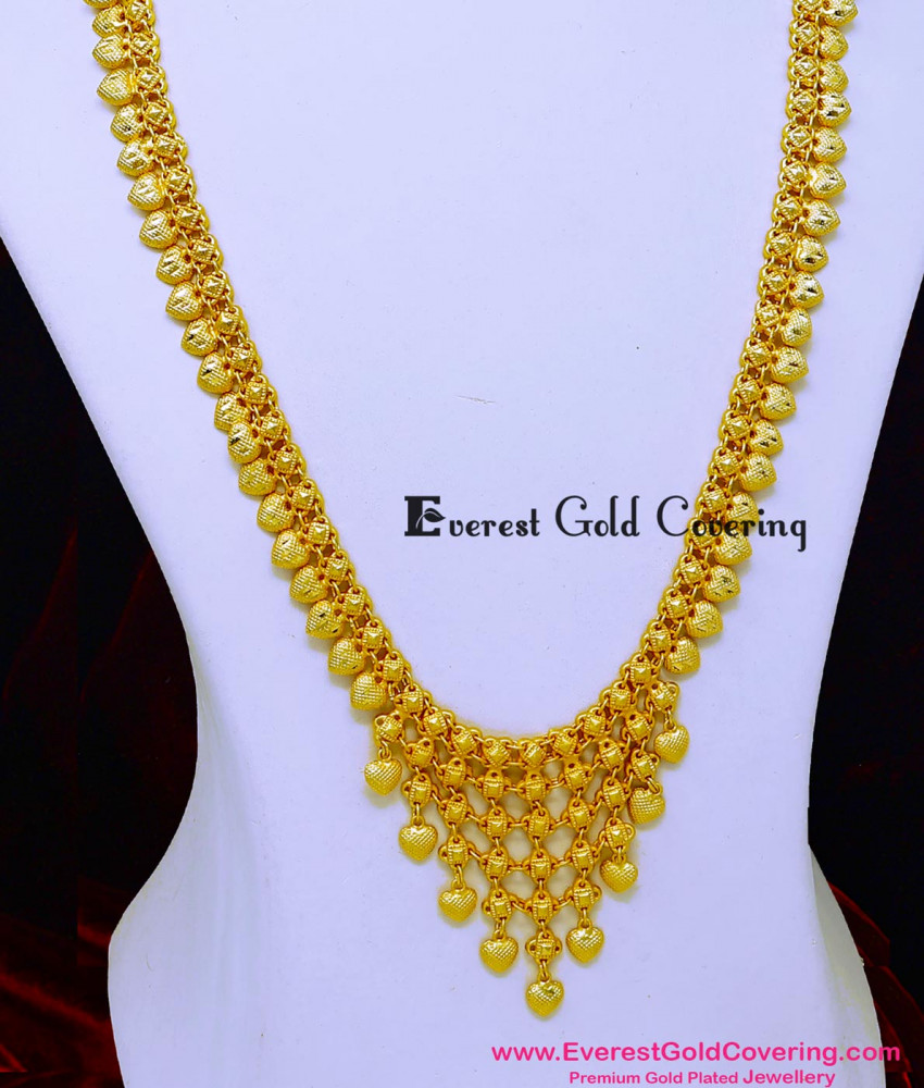 light weight kerala gold haram designs