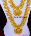 kerala jewellery bridal necklace and haram