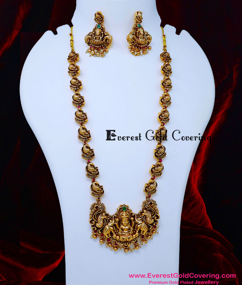 antique lakshmi haram designs