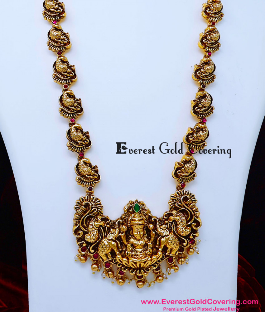 antique lakshmi haram designs