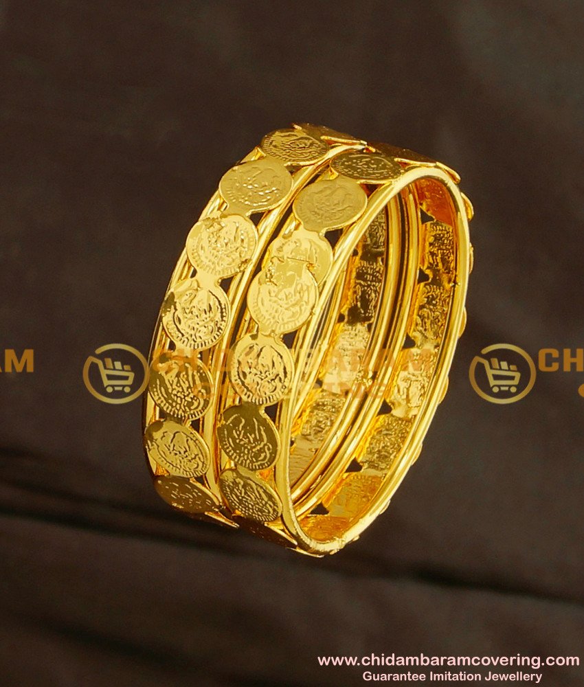 KBL012 - 1.08 Size Traditional Lakshmi Coin Bangles for New Born Babies