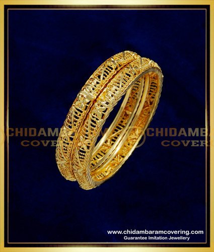 KBL040 - 1.10 Size Latest Collection Baby Bangles Gold Plated Kids Jewellery Online 