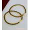 ANK071 - 9.5 Inch Latest Black Crystal Beads Anklet Designs Gold Plated Black Anklet Design Online
