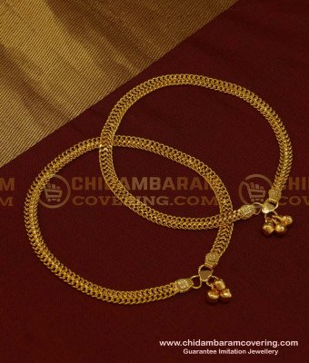 ANK072 - 12 Inches Gold Plated Guaranteed Anklet Design for Daily Use