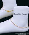 Pure Impon Daily Wear Simple Chain Anklet Design for Girls Latest Daily Wear Impon Anklet Collection