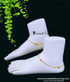 Stylish Daily Wear Pink Crystal Payal Design for Women Gold plated crystal beads anklet for women daily wear kolusu padasaram design with crystal beads
