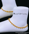 Premium Gold Plated Daily Use Wedding Special Anklet Design Trendy Daily Wear Anklet Design
