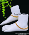 Wedding Jewellery Gold Plated Payal Design for Women Gold Anklet Design for Online