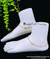Stylish Heart Model Daily Use 1 Gram Gold Anklets Designs 1 gram gold anklets for women