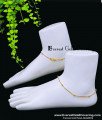 Gold Plated Daily Wear Chain Simple Anklet Design new model anklet gold