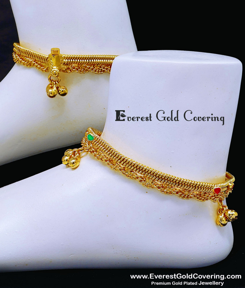 South Indian Jewellery Gold Model Kolusu Design for Wedding Kolusu design new model