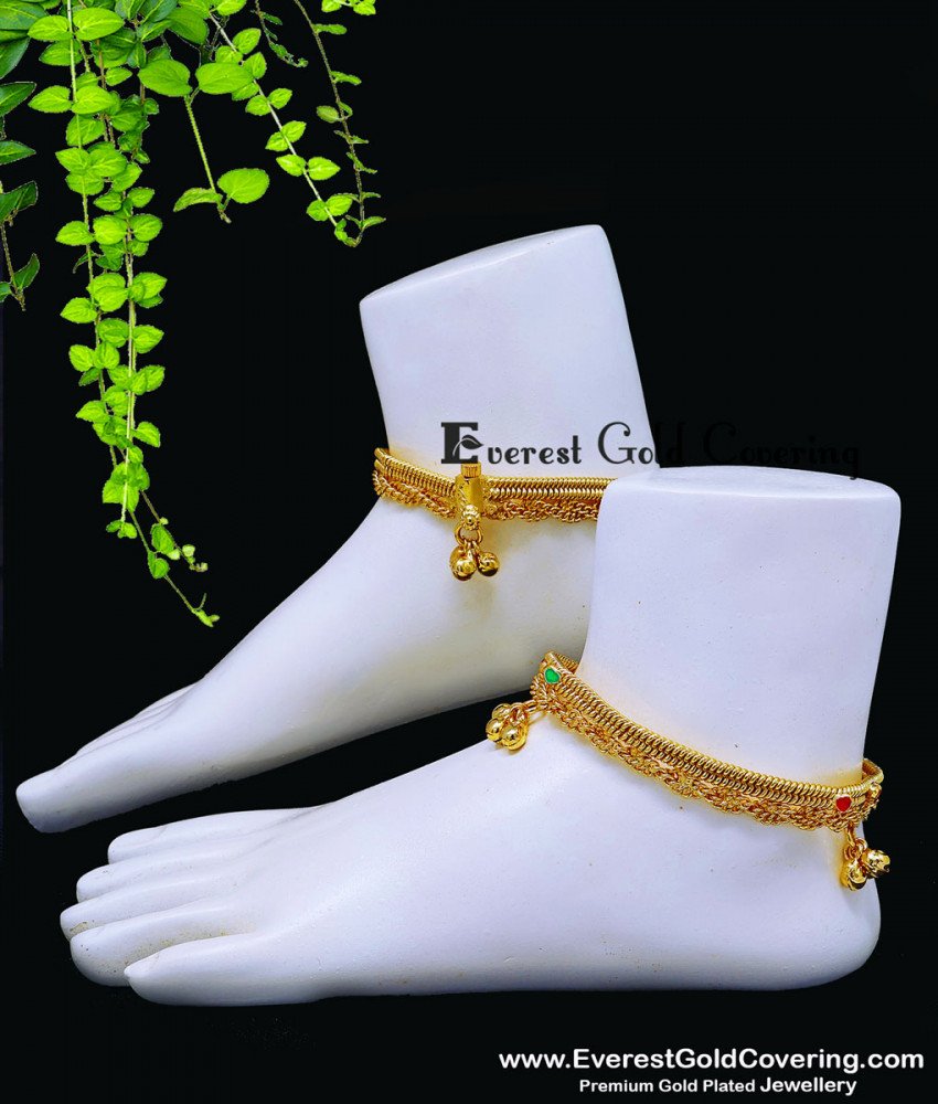 South Indian Jewellery Gold Model Kolusu Design for Wedding Kolusu design new model