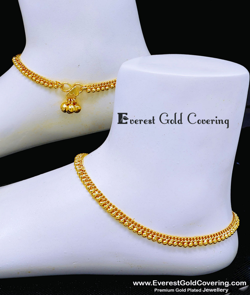 Real Gold Pattern Daily Wear Gold Kolusu Design for Women simple kolusu design gold