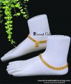 Attractive Heart Design One Gram Gold Anklet Design daily wear cute simple gold anklet designs